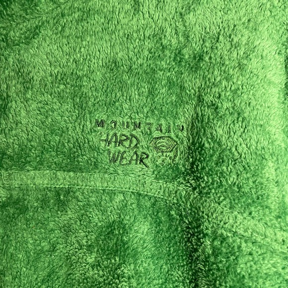 Mountain Hard Wear Hardware Green Sherpa Fleece Full Zip Jacket Sweater Medium - Picture 5 of 11